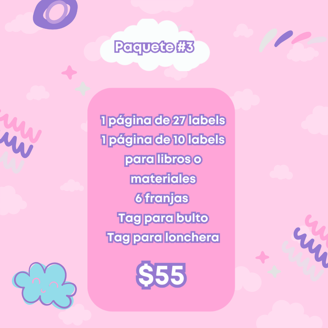 Labels Escolares